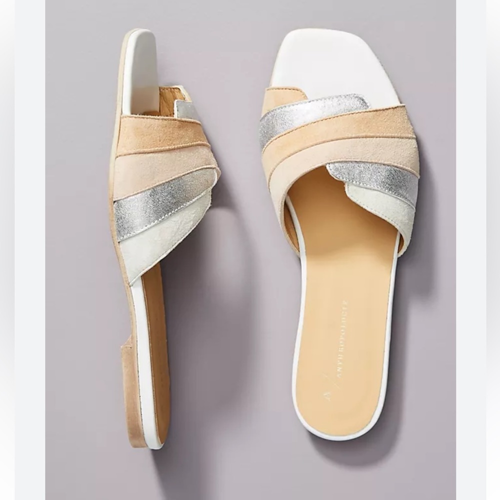 Anthropologie Glinda Slide Sandals
